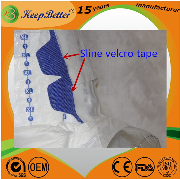 S Cut Magic Velcro Tape Adult Incontinence Diaper OEM Private Label -  Disposable Diapers and Pads Contract Manufacturer, OEM Private Label White  Label Manufacturing Supplier, Wholesale in Bulk Available